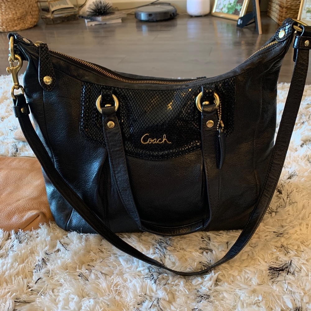 Black Coach Tote